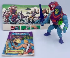 MOTU Dragon Blaster Skeletor 1985 Mattel Vintage 100% Complete w/ Mini-Comic M