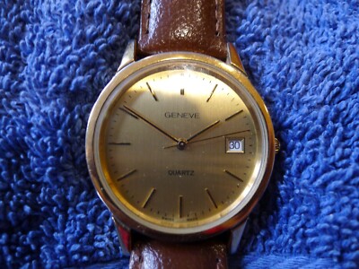 Swiss Watches Genevieve Watch Company Geneve Brand Analogue Quartz