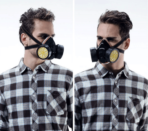 Anti-Dust Paint Mask Respirator Half Spray Gas Safety Chemical Carbon High Grade - Bild 11 von 12