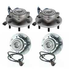Moog Front & Rear Wheel Bearing and Hub Assemblies Kit For Infiniti Nissan