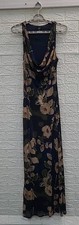 New Lulus Kyra Mesh Cowl Neck Maxi Dress Women’s US Size M