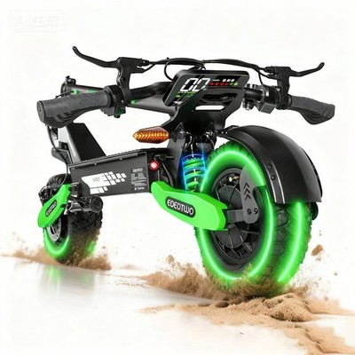 1200W Off-road Electric Scooter for Adult 48V13AH 30MPH 11''Commuting E-Scooter