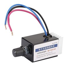 DC 12V/24V Universal Motor Speed Controller Switch for Car Truck Fan Heater
