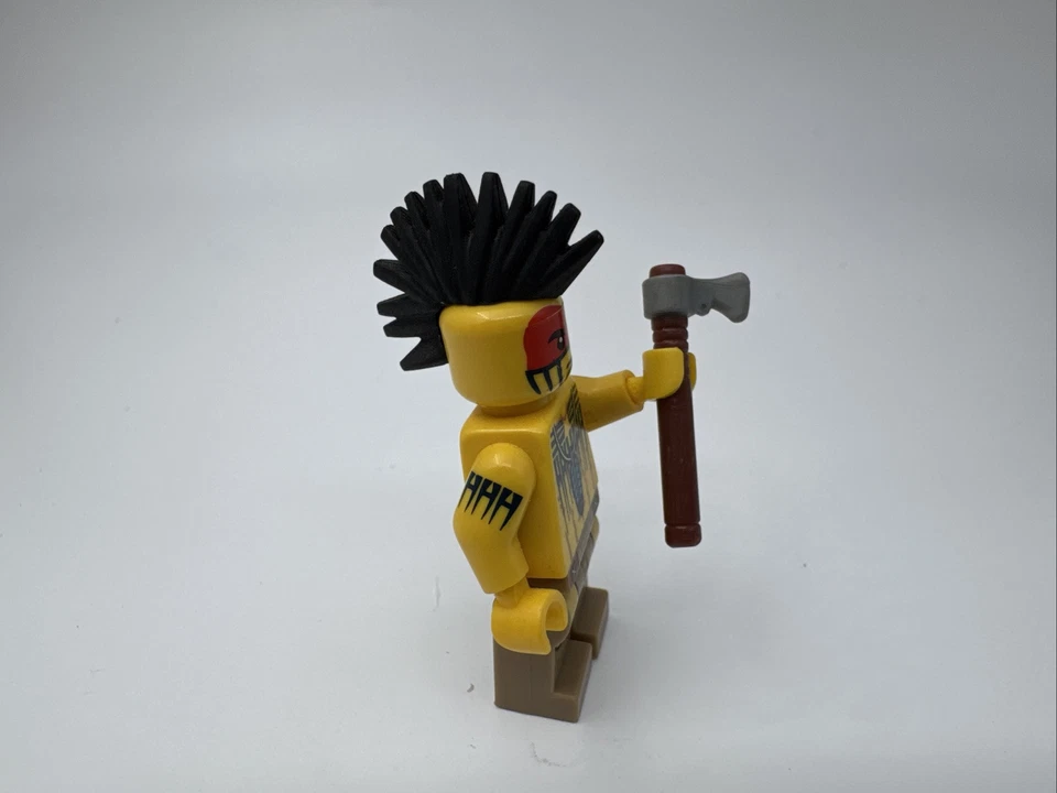 LEGO Tomahawk Warrior Minifigure Series 10 Native American CMF Axe RARE - Image 2 of 4