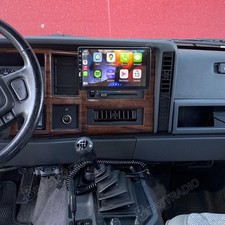 For 1984-1996 Jeep Cherokee Carplay Android Auto Single 1din Car Stereo Radio Fm