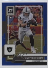 2022 Panini Donruss Optic Blue Prizm 160/179 Hunter Renfrow #104 15ej