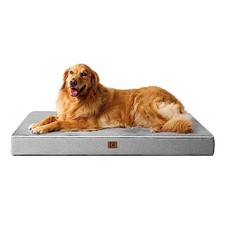 Waterproof Dog Bed Orthopedic 41"x27", Memory 41.0"L x 27.0"W x 3.0"Th Grey