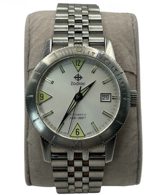 Zodiac ZO9200 Super Sea Wolf Stainless Steel Swiss Made 39MM Mens Watch