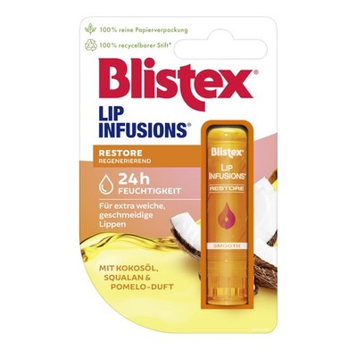Blistex Lippenpflege Lip Infusions Restore 3.7g, ohne Mineralöle, Balsam