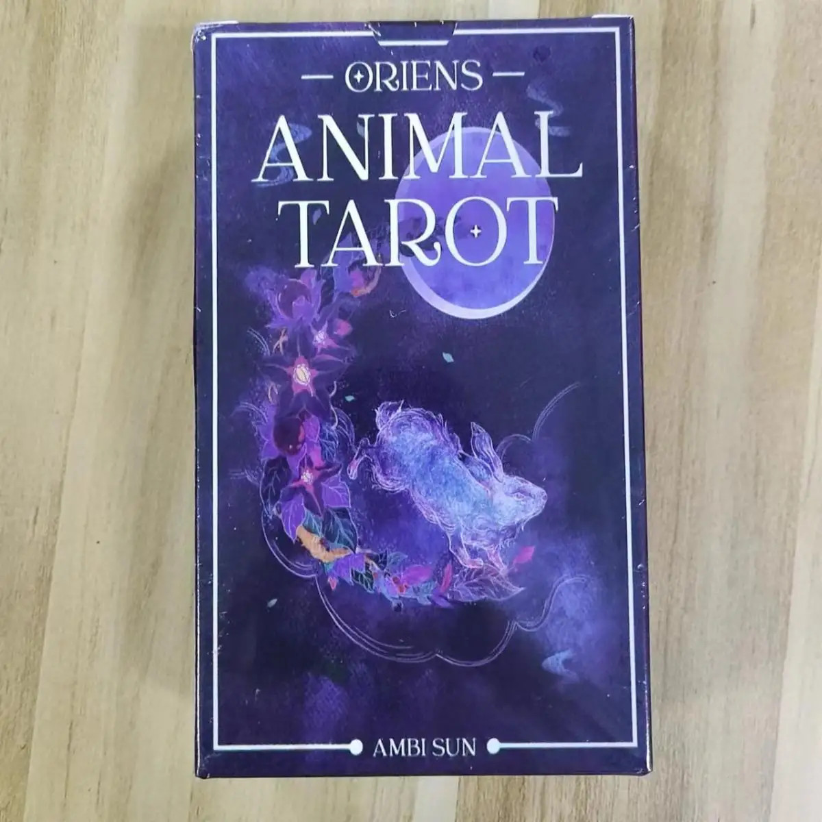Oriens Animal Tarot Ambi Sun 78 Card Divination Deck Guide Book Set
