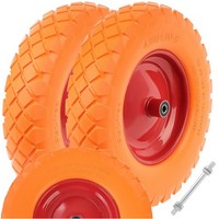 Schubkarrenrad Reifen Vollgummi 4.80 4.00-8 Ersatzrad Luftrad Pannensicher Achse