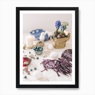 Ostern Tischlandschaft 6 Kunstdruck gerahmt Wandbild Poster Leinwanddruck Bild