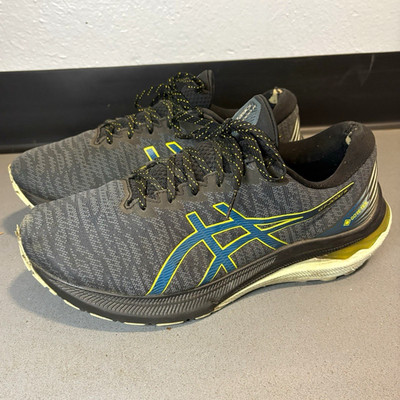 Asics GT-2000 11 GORE-TEX Herren Laufschuhe Grau/Schwarz/Gelb UK 9