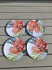 Tropical Jungle Monstera Palm Melamine Dinner...