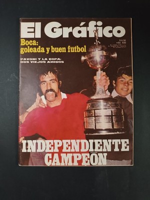 EL GRAFICO magazine number 2872 year 1974 - Pavoni y La copa