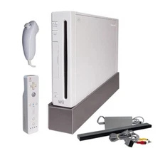 Nintendo Wii System Player Pak Console Bundle – GC Compatible, Controllers