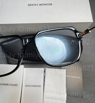 GentleMonster Sunglasses Jeff 01 Black Frame Clear Lenses | eBay