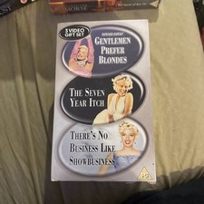 Marilyn Monroe x3  VHS Video Box Set ( Sealed ) 