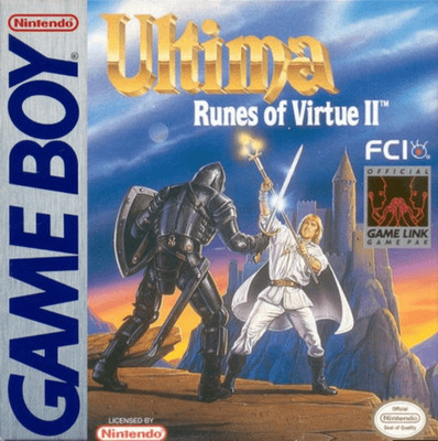 Ultima: Runes of Virtue 2 + Hülle - Nintendo Gameboy Classic Spiel - FCI - USA
