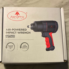 AeroPro Tools AP7451 Air-Powered Impact Wrench 1/2" Drive 1200 ft-lb