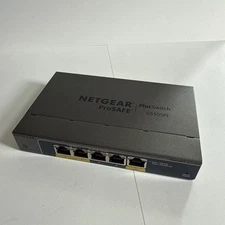 NETGEAR GS105PE ProSafe 1000Mbps 5-Port POE Ethernet Switch - POE powered 