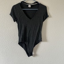 W.L.H Studio Street Rocker Dark Academia Grunge Rock Bodysuit Women s Medium
