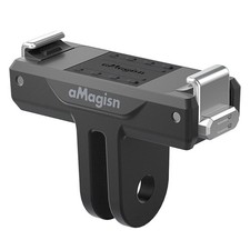 Magnetic Quick Release Mount for DJI Osmo 360/Action 5 Pro/4/3 2 Prong Adapter