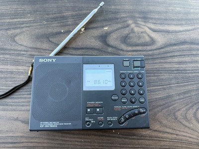 Sony ICF-SW7600G AM/FM/SW MW LW Portable World Band Radio Receiver