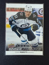 2021-22 Upper Deck Credentials #RA-15 Cole Perfetti Rookie Arrivals