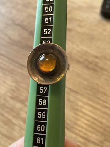 Bernstein Ring 835 Ring Silber 1,75 durchmesser