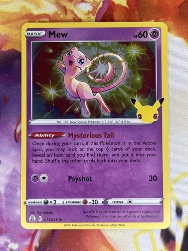 Mew 11 - Celebrations Pokemon 2021