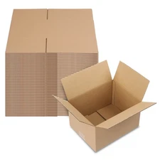 100 10x8x6 Cardboard Paper Boxes Mailing Packing Shipping Box Corrugated Carton