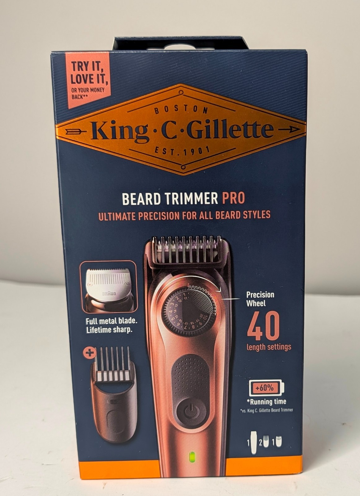 King C. Gillette Beard Trimmer Pro
