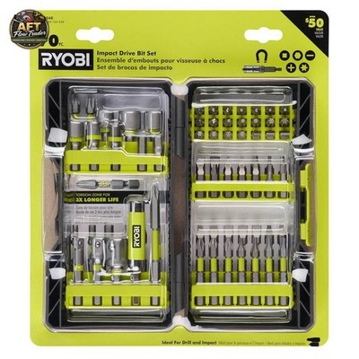 RYOBI Impact Rated Screwdriver Bit Kit (70-Piece)