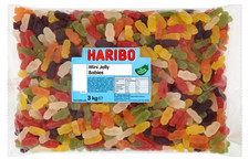 Haribo Mini Jelly Babies - 3kg Bulk Bag - Fruit Flavoured Gummy Sweets