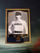 2001 Upper Deck SP Legendary Cuts Gold Foil Cap Anson Chicago Cubs