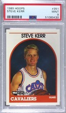 1989-90 NBA Hoops Steve Kerr #351 PSA 9 MINT 02v3