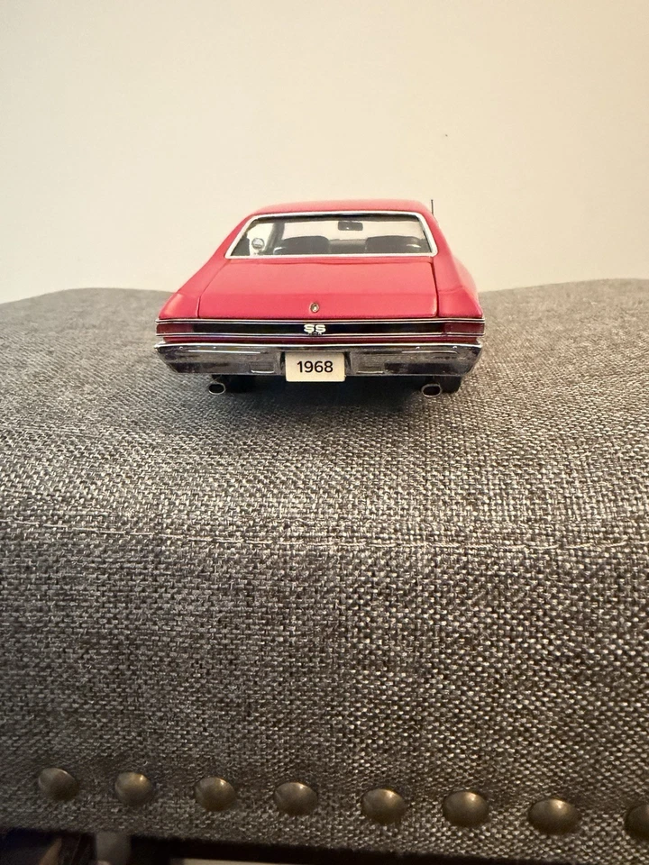 Chevrolet Chevelle SS396 1968 1/24 DANBURY cupé rojo como nuevo Foto 4 de 4