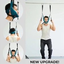 Adjustable Cervical Neck Traction Device Portable Neck Stretcher for Adults