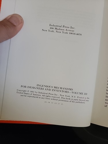 Ingenious Mechanisms for Designers & Inventors 4 Vols Jones 1930-1967 - Picture 9 of 11