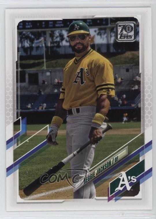 2021 Topps Legend Variation SP Legend Variation Reggie Jackson #509 HOF 0ae