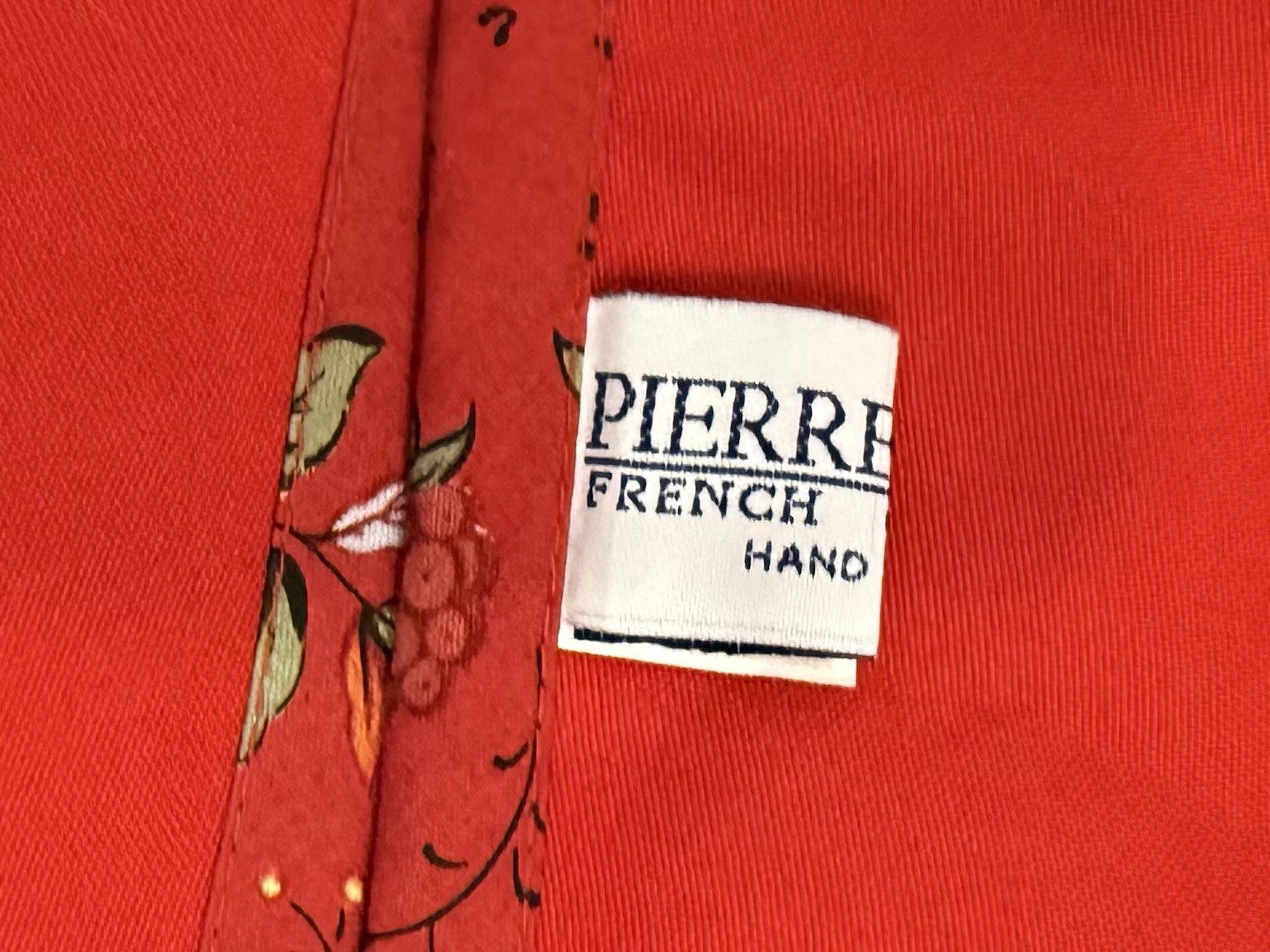 51” Handmade Pierre Deux French Country Christmas Tree Skirt Holiday Home Decor