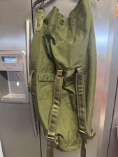 US Military Olive Drab Duffel Bag Backpack Straps Heavy Duty Field Gear USA