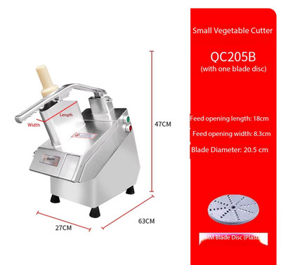 Commercial Electric Lemon Slicer, Multi-Function Vegetable Cutter, Cheese Grater