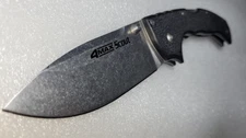 COLD STEEL 4MAX SCOUT; ORIGINAL AUS10A; G10 GRIVEX HANDLE, TRI-AD LOCK, BLACK GR