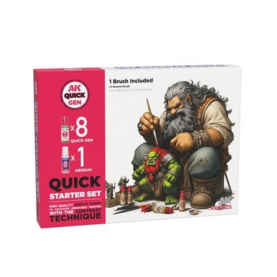 AK-17525 AK Interactive Quick Gen - Quick Starter (1 Brush)