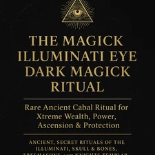 THE MAGICK ILLUMINATI EYE  DARK MAGICK  RITUAL - Valued at $1999 usd