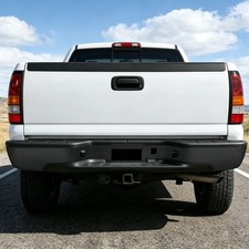 Black Rear Step Bumper Complete For 1999-2007 Silverado Gmc 2500hd 3500 Hd