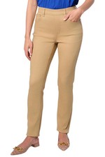 DG2 by Diane Gilman Women's Virtual Stretch Denim Jegging Wheat