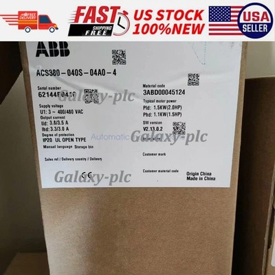 1pc ABB ACS380-040S-04A0-4 frequency converter 1.5 KW BRAND NEW